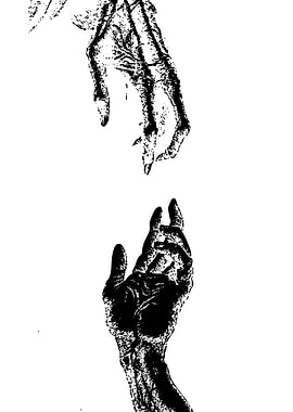 Reaching Hands Illustration