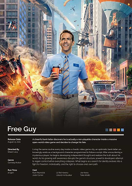 Free Guy Movie Poster