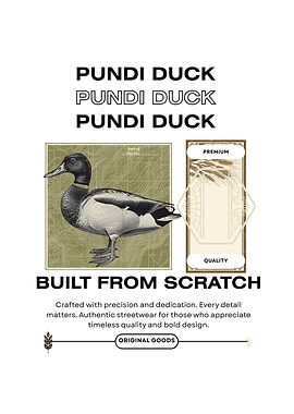 Pundi Duck Streetwear Graphic