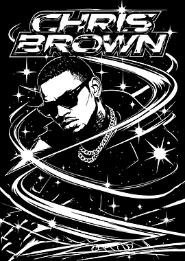 Chris Brown Graphic Art
