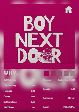 Boy Next Door Album Art