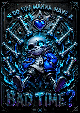 Sans Undertale Bad Time Art