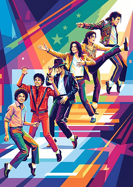 Michael Jackson Pop Art Montage