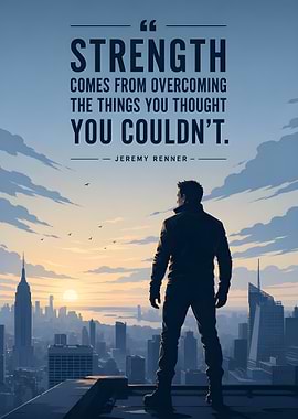 Jeremy Renner Inspirational Quote