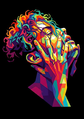 Colorful Portrait of a Person