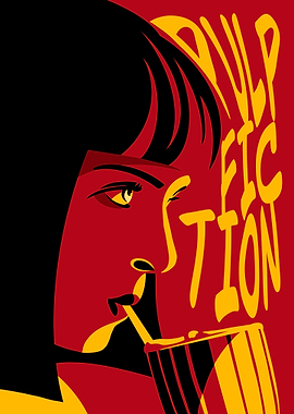 Pulp Fiction Mia Wallace Pop Art