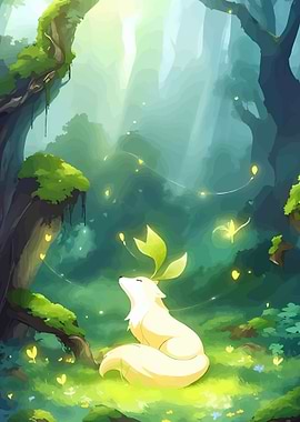 Magical Forest Spirit Fox