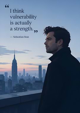 Sebastian Stan quote about vulnerability