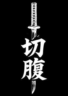 Japanese Kanji and Katana