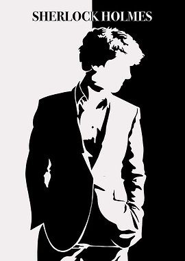 Sherlock Holmes Minimalist Poster