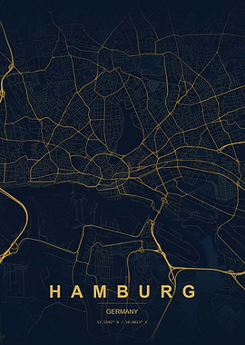 Hamburg City Map
