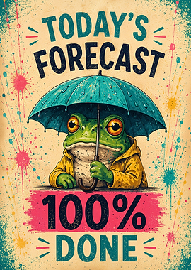 Today’s Forecast: 100% Done
