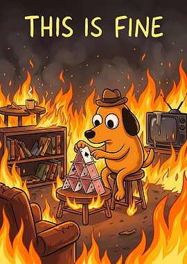 This is Fine Dog in Fire