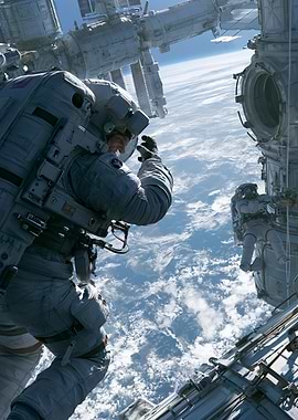 Astronauts on the International Space Station