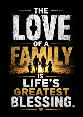 The Love of a Family is Life's Greatest Blessing
