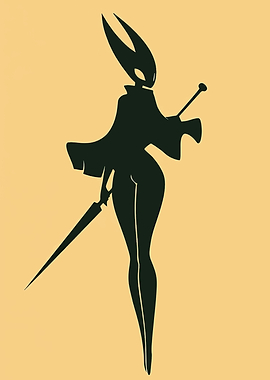 Hornet Silhouette with Needle and Thread
