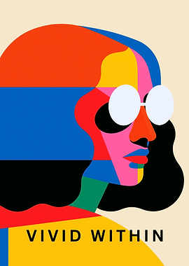 Vivid Within Abstract Portrait