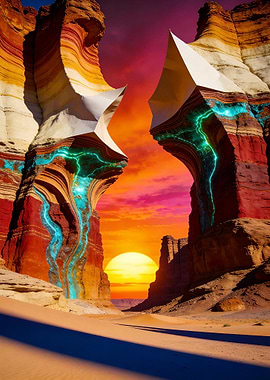 Monoliths of a Burning Valley