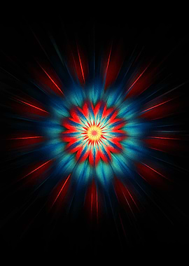 Abstract Floral Burst