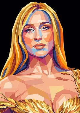 Pop Art Portrait of a Woman