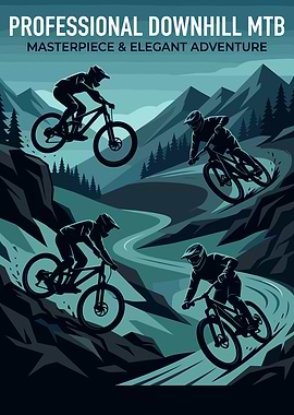Professional Downhill Mountain Biking