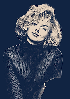 Marilyn Monroe in a Turtleneck