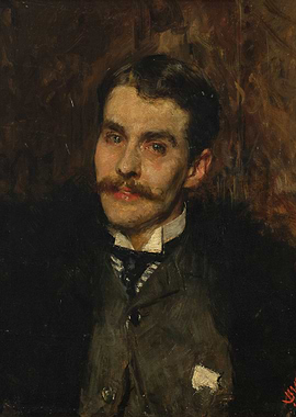 Portrait of a Man with a Moustache