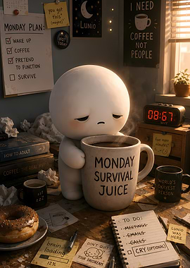 Barely Functioning This Monday ☕🌙