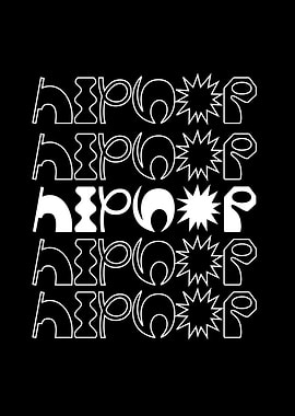 Hip Hop Music Text Design