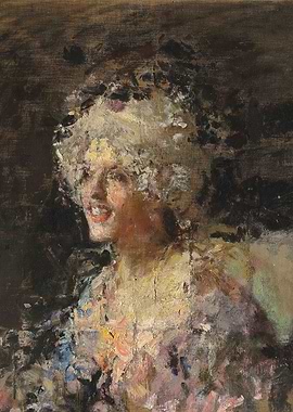 Impressionistic Portrait of a Woman