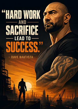 Dave Bautista Inspirational Quote