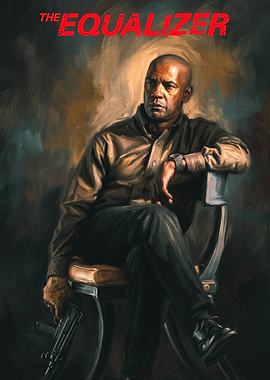 The Equalizer Denzel Washington Painting
