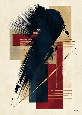 Shodo Zen Expressionism No. 13 – Japanese Ink Abstract Wall Art