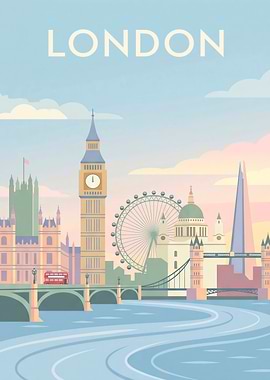 London Skyline with Big Ben