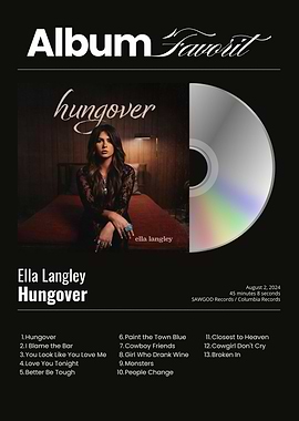 Ella Langley Hungover Album Cover