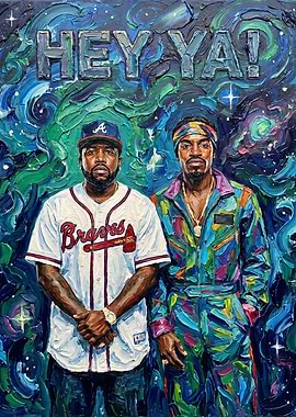 Outkast 'Hey Ya!' Painting