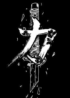 Samurai Sword with Kanji Symbol