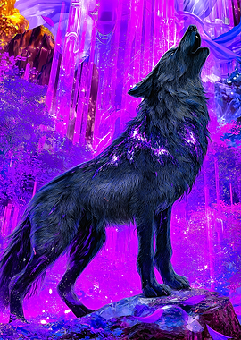 Black Wolf Howling