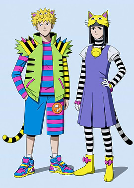 Anime Characters in Cat-Themed Outfits