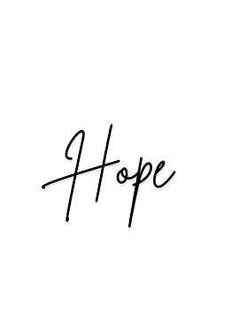 Minimalist Hope Typography
