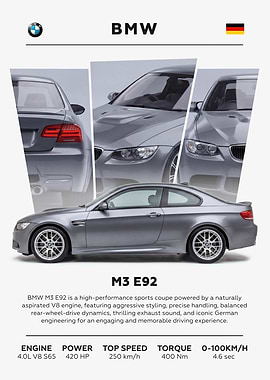 BMW M3 E92 Minimalist