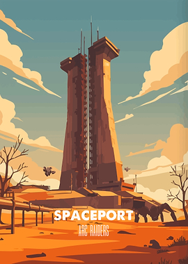 Spaceport Arc Raiders Poster