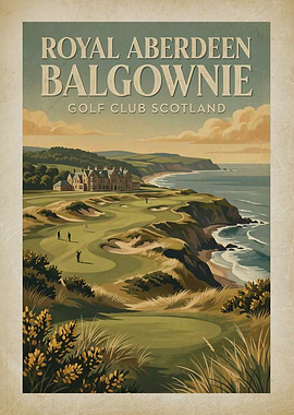Royal Aberdeen Golf Club Poster