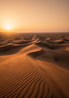 Desert Dunes at Sunset