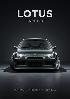 Lotus Carlton Poster