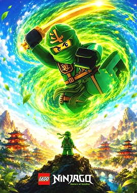 LEGO Ninjago Green Ninja Master of Spinjitzu
