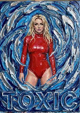 Britney Spears Toxic Painting