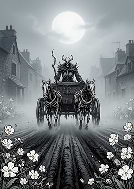 Grim Reaper's Skeletal Chariot