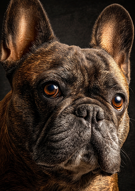 'Bobby' the French Bulldog Portrait