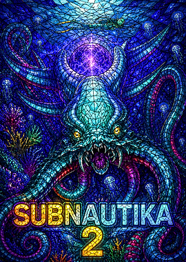 Subnautica 2 Stained Glass Art